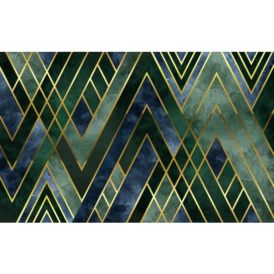 Panoramic Wallpaper - Wall Mural - Geometric