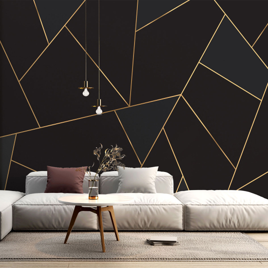 Panoramic Wallpaper - Wall Mural - Geometric Shapes