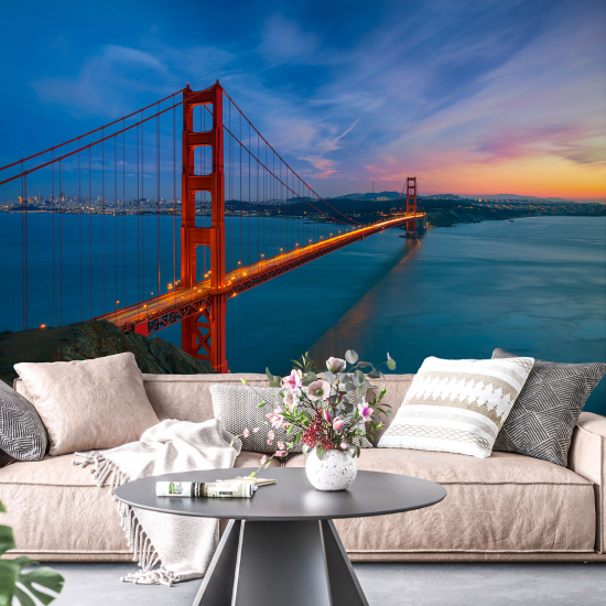 Panoramic Wallpaper - Wall Mural - Golden Gate Bridge