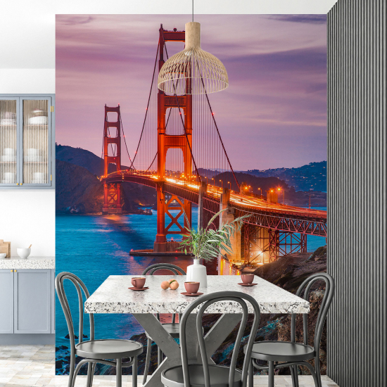 Panoramic Wallpaper - Wall Mural - Golden Gate Bridge