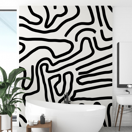 Panoramic Wallpaper - Wall Mural - Graphic Art