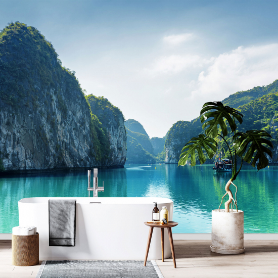 Panoramic Wallpaper - Wall Mural - Ha Long Bay