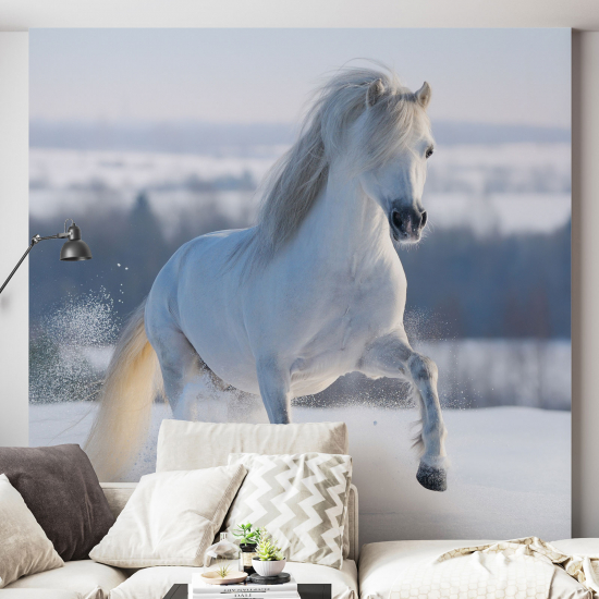 Panoramic Wallpaper - Wall Mural - Horse