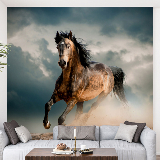 Panoramic Wallpaper - Wall Mural - Horse