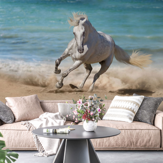 Panoramic Wallpaper - Wall Mural - Horse