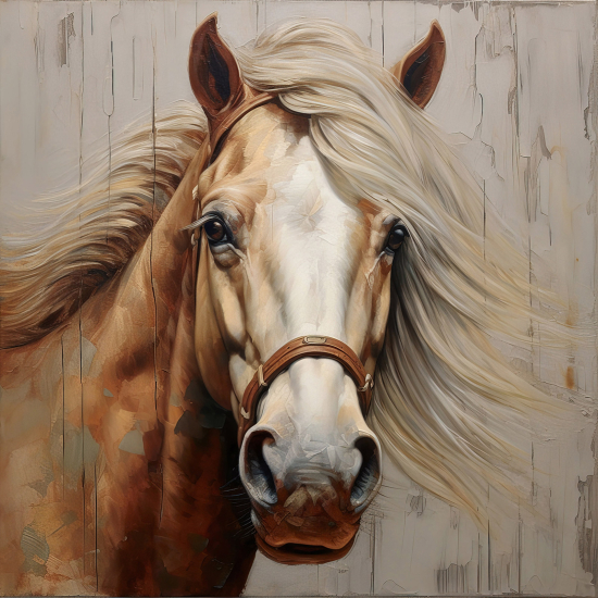 Panoramic Wallpaper - Wall Mural - Horse