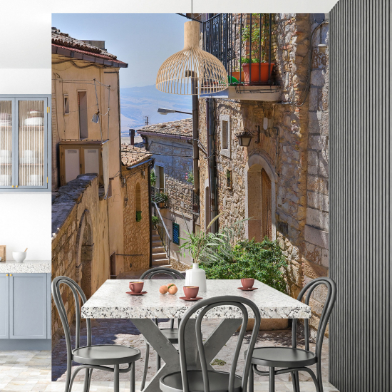 Panoramic Wallpaper - Wall Mural - Italian Alley