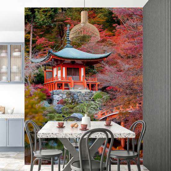 Panoramic Wallpaper - Wall Mural - Japanese Temple