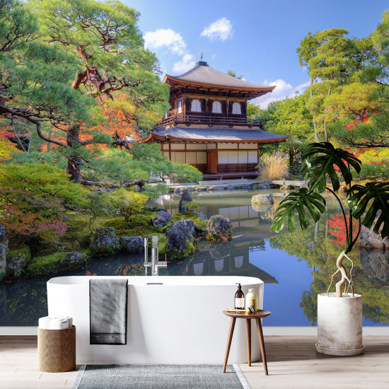 Panoramic Wallpaper - Wall Mural - Japanese Temple