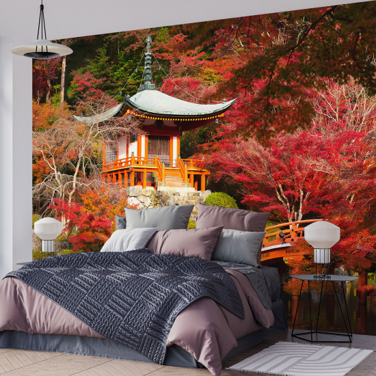 Panoramic Wallpaper - Wall Mural - Japanese Temple