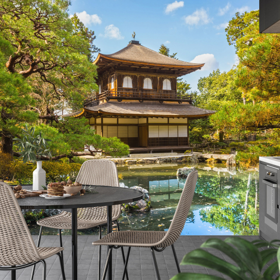 Panoramic Wallpaper - Wall Mural - Japanese Temple