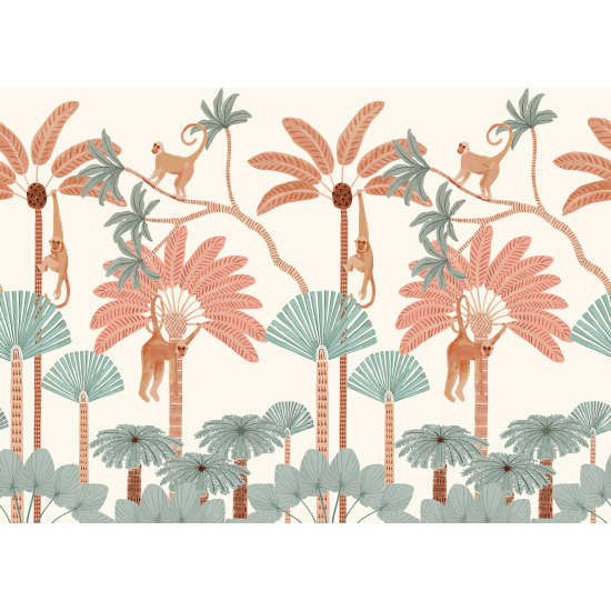 Panoramic Wallpaper - Wall Mural - Jungle