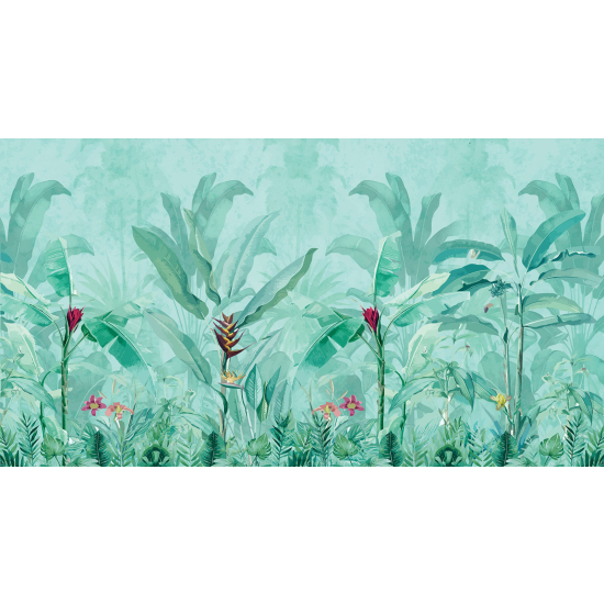 Panoramic Wallpaper - Wall Mural - Jungle