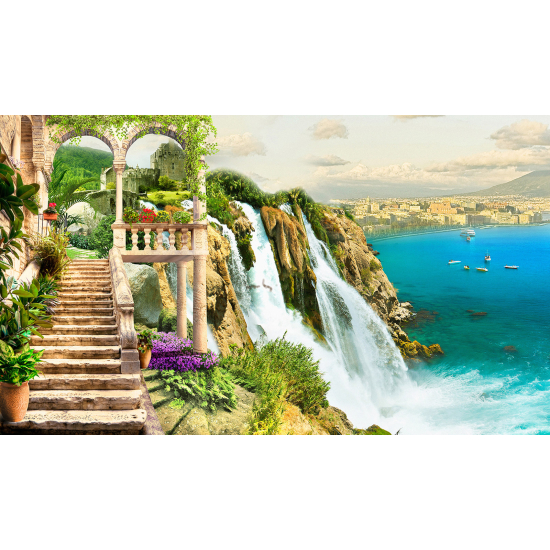 Panoramic Wallpaper - Wall Mural - Lake Como