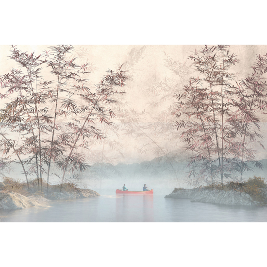 Panoramic Wallpaper - Wall Mural - Lake Landscape