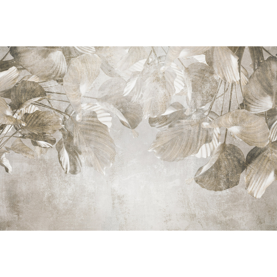 Panoramic Wallpaper - Wall Mural - Leaves