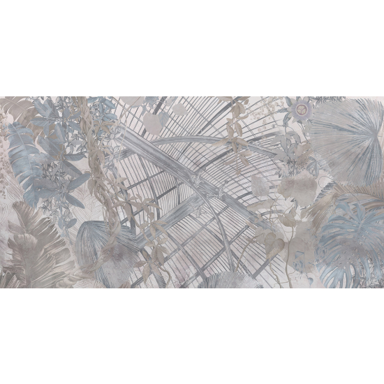 Panoramic Wallpaper - Wall Mural - Leaves