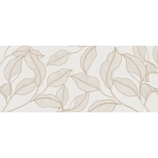 Panoramic Wallpaper - Wall Mural - Leaves