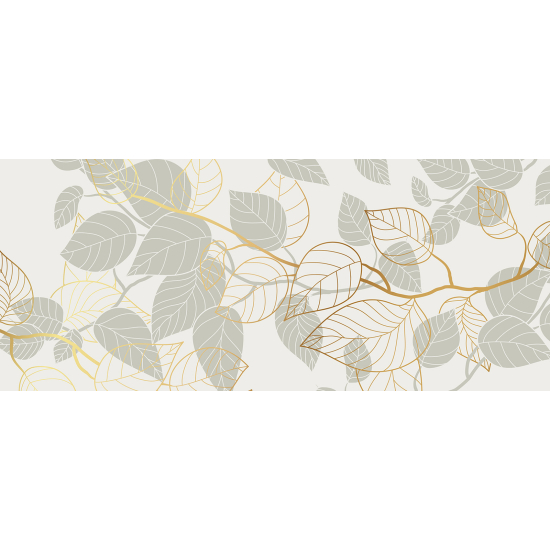 Panoramic Wallpaper - Wall Mural - Leaves