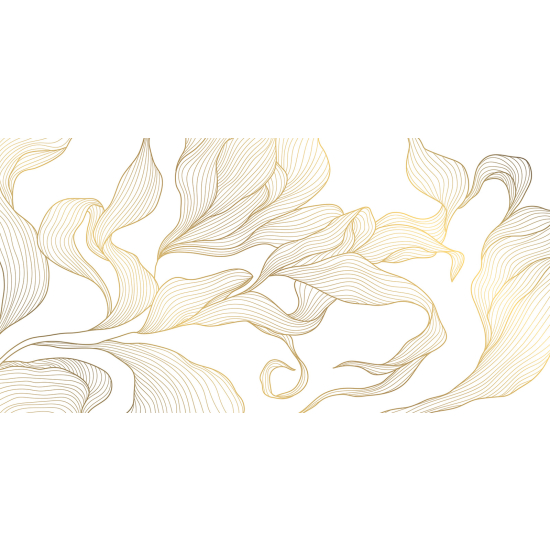 Panoramic Wallpaper - Wall Mural - Leaves