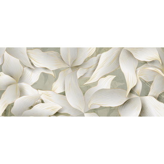 Panoramic Wallpaper - Wall Mural - Leaves