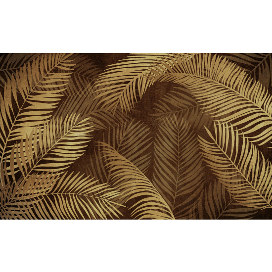 Panoramic Wallpaper - Wall Mural - Leaves