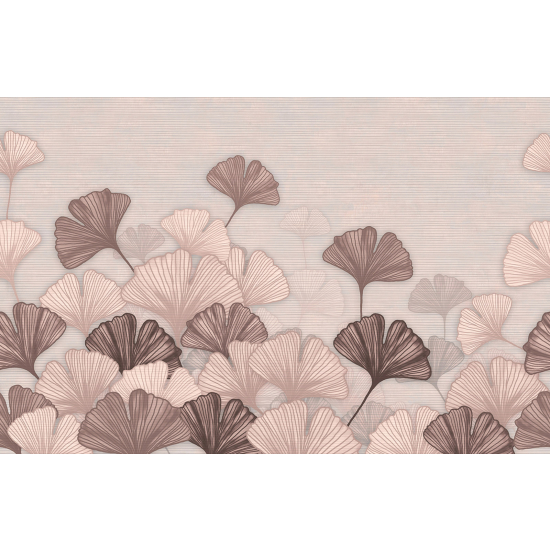 Panoramic Wallpaper - Wall Mural - Leaves