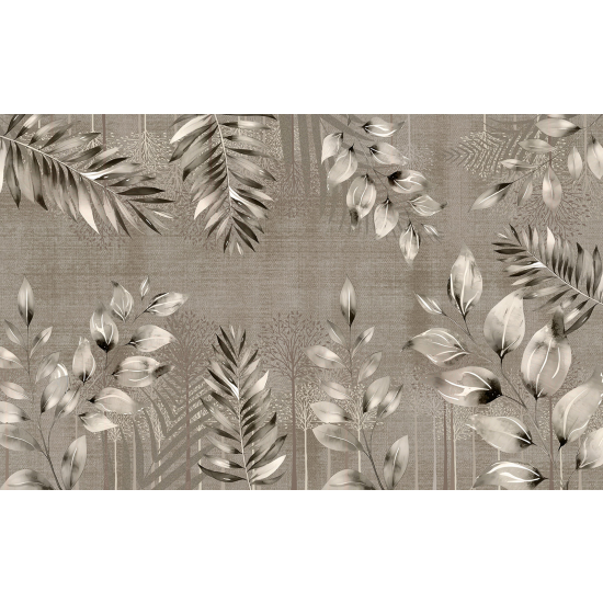 Panoramic Wallpaper - Wall Mural - Leaves