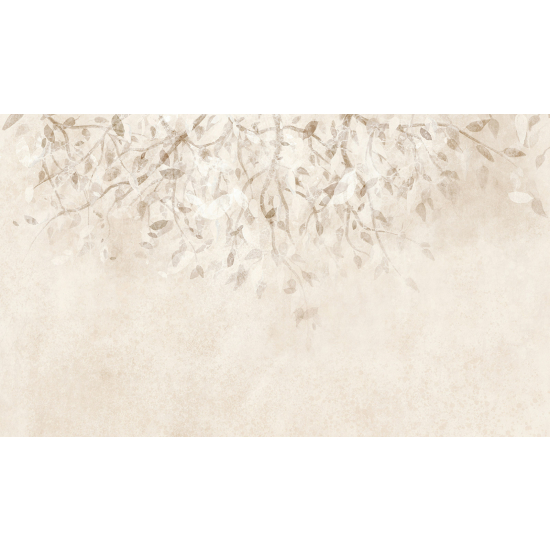 Panoramic Wallpaper - Wall Mural - Leaves