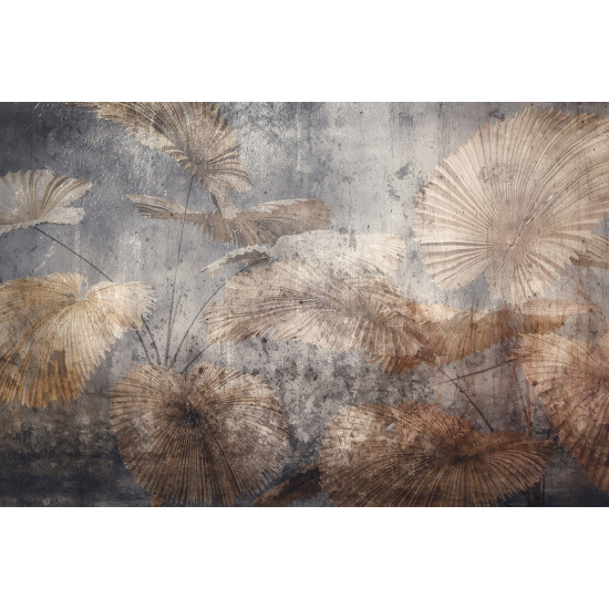 Panoramic Wallpaper - Wall Mural - Leaves