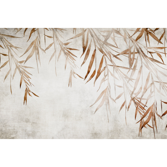 Panoramic Wallpaper - Wall Mural - Leaves