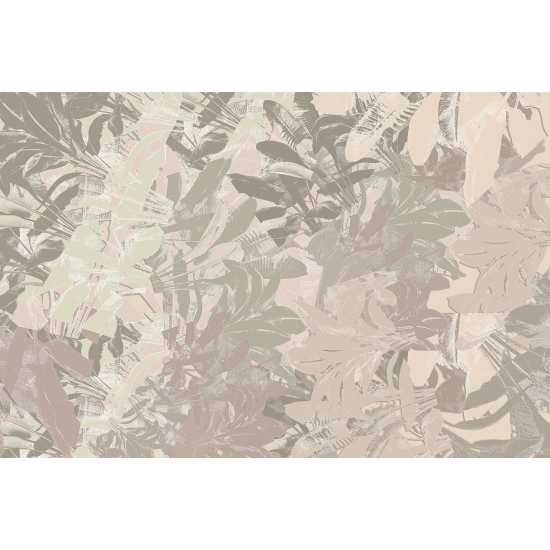 Panoramic Wallpaper - Wall Mural - Leaves