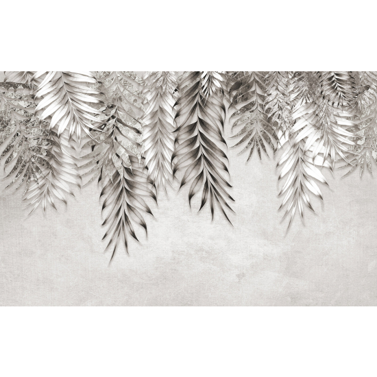 Panoramic Wallpaper - Wall Mural - Leaves