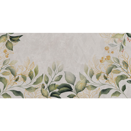 Panoramic Wallpaper - Wall Mural - Leaves