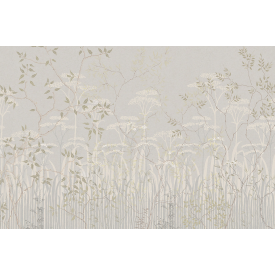 Panoramic Wallpaper - Wall Mural - Leaves