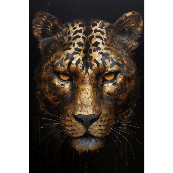 Panoramic Wallpaper - Wall Mural - Leopard