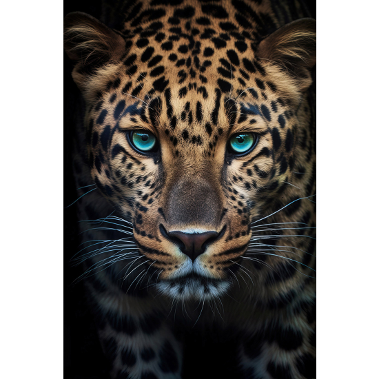 Panoramic Wallpaper - Wall Mural - Leopard