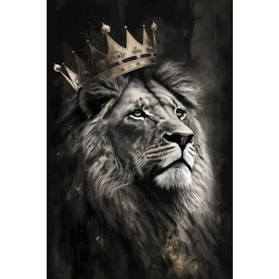 Panoramic Wallpaper - Wall Mural - Lion