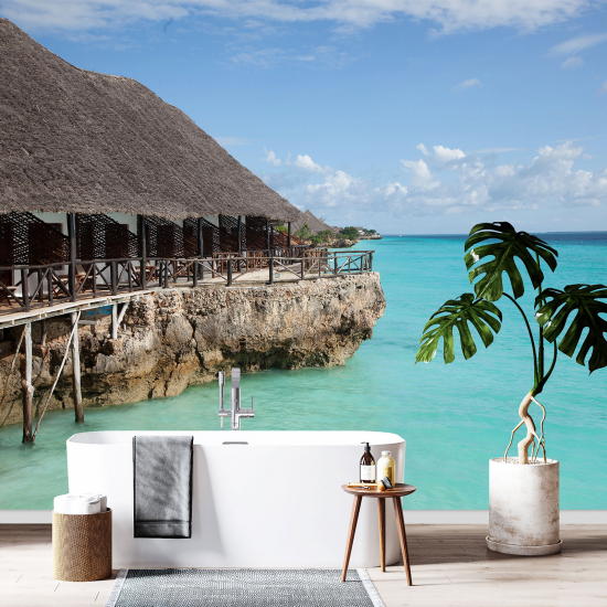 Panoramic Wallpaper - Wall Mural - Maldives