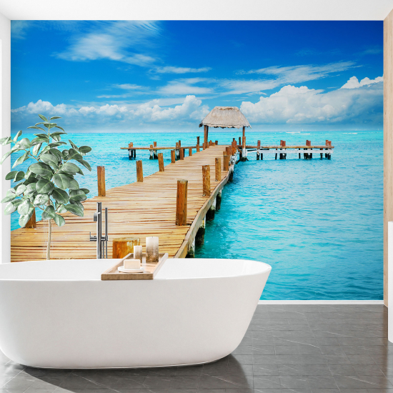 Panoramic Wallpaper - Wall Mural - Maldives