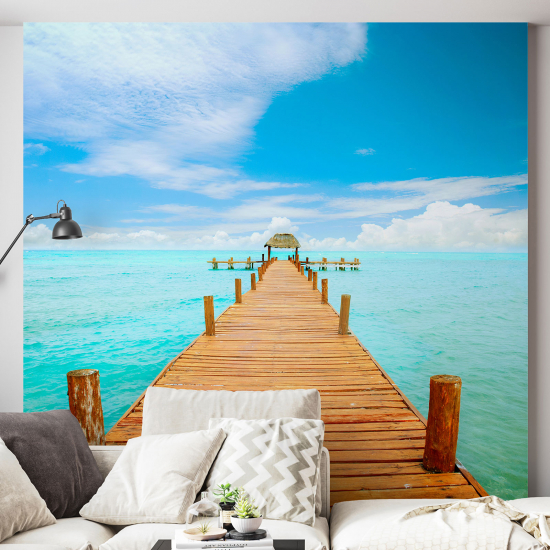 Panoramic Wallpaper - Wall Mural - Maldives