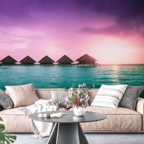 Panoramic Wallpaper - Wall Mural - Maldives