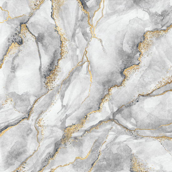 Panoramic Wallpaper - Wall Mural - Marble Effect