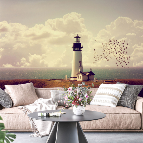 Panoramic Wallpaper - Wall Mural - Marine lighthouse