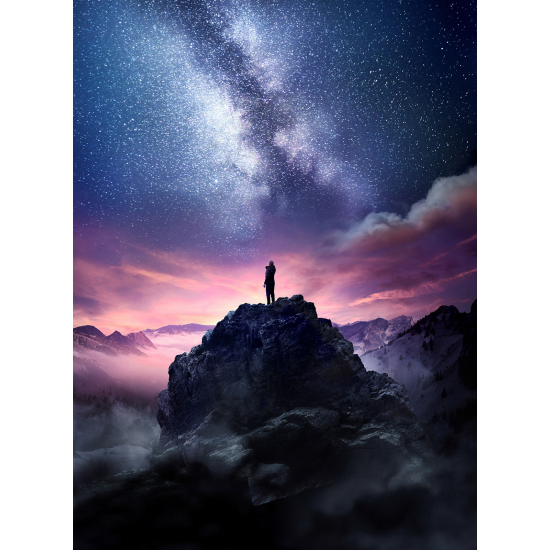 Panoramic Wallpaper - Wall Mural - Milky Way