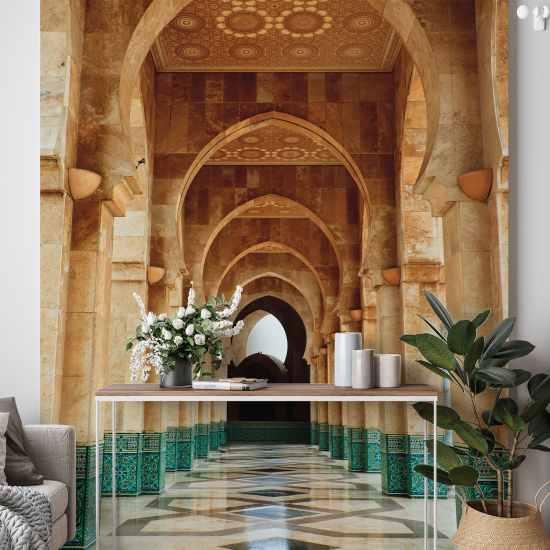 Panoramic Wallpaper - Wall Mural - Moroccan Mosque