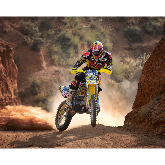 Panoramic Wallpaper - Wall Mural Motocross