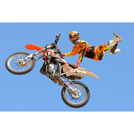 Panoramic Wallpaper - Wall Mural Motocross