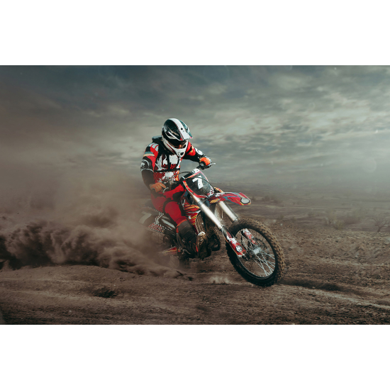 Panoramic Wallpaper - Wall Mural Motocross