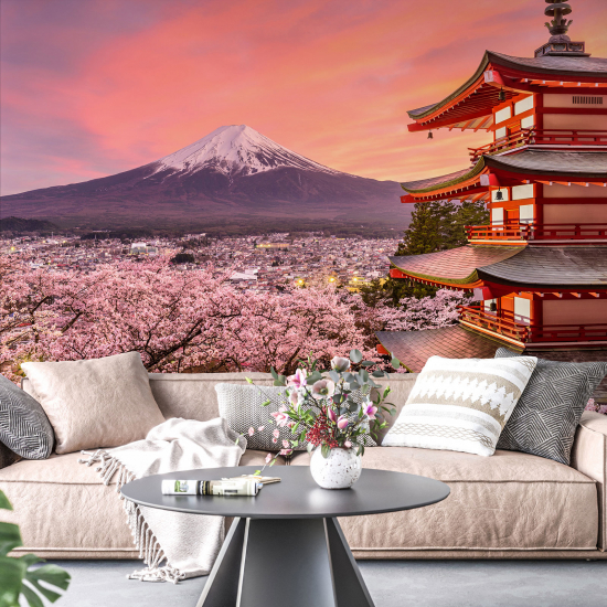 Panoramic Wallpaper - Wall Mural - Mount Fuji Japan